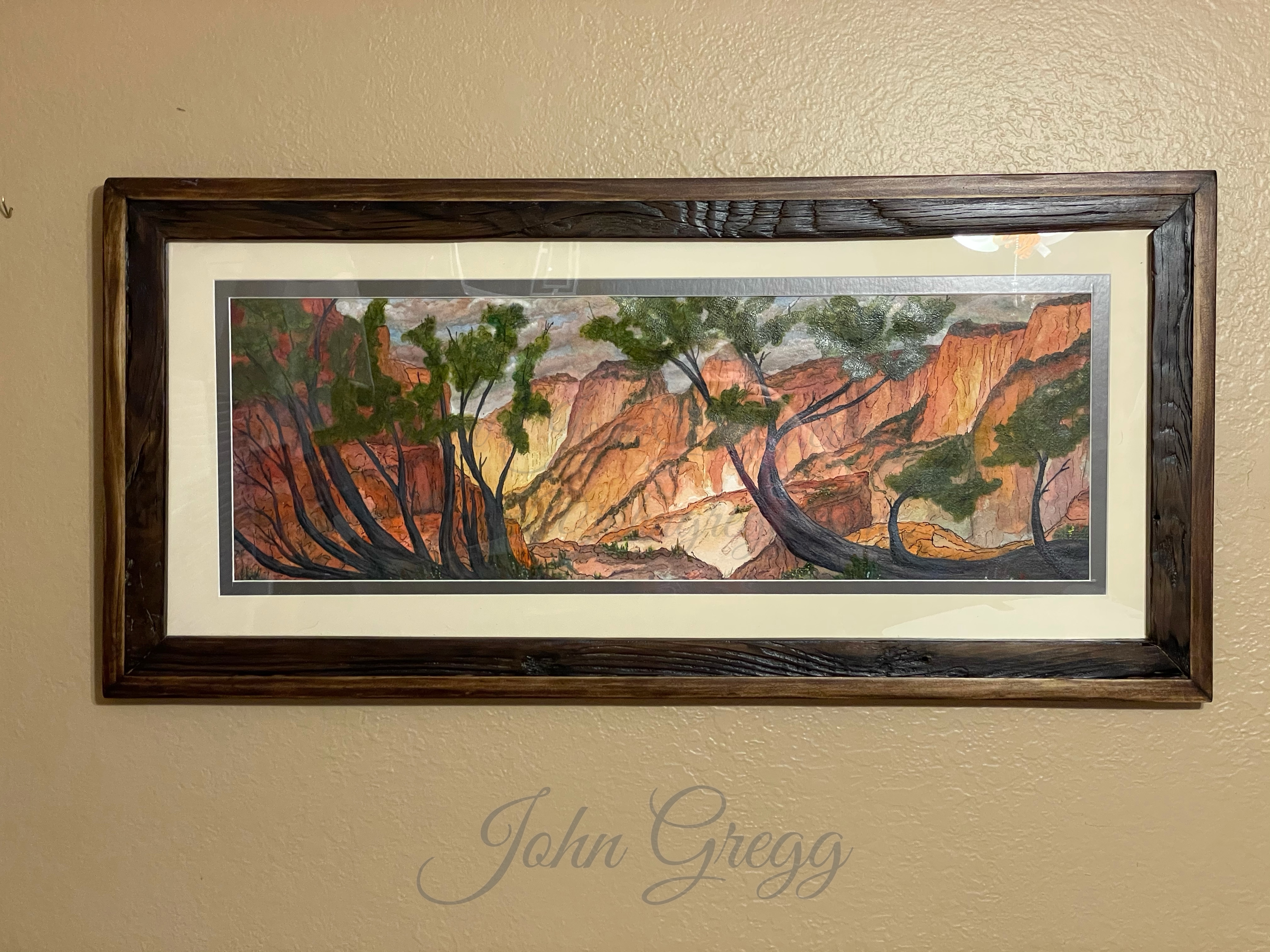 Sunrise in the canyon
